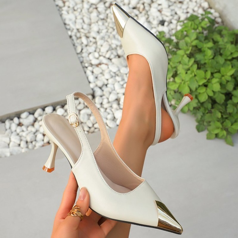 Kitten Heel Women - Slingback da donna con punta a