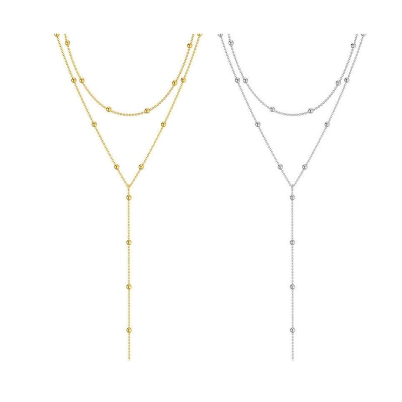 Women Formal Wear Designers - J78F Elegante collana a catena a