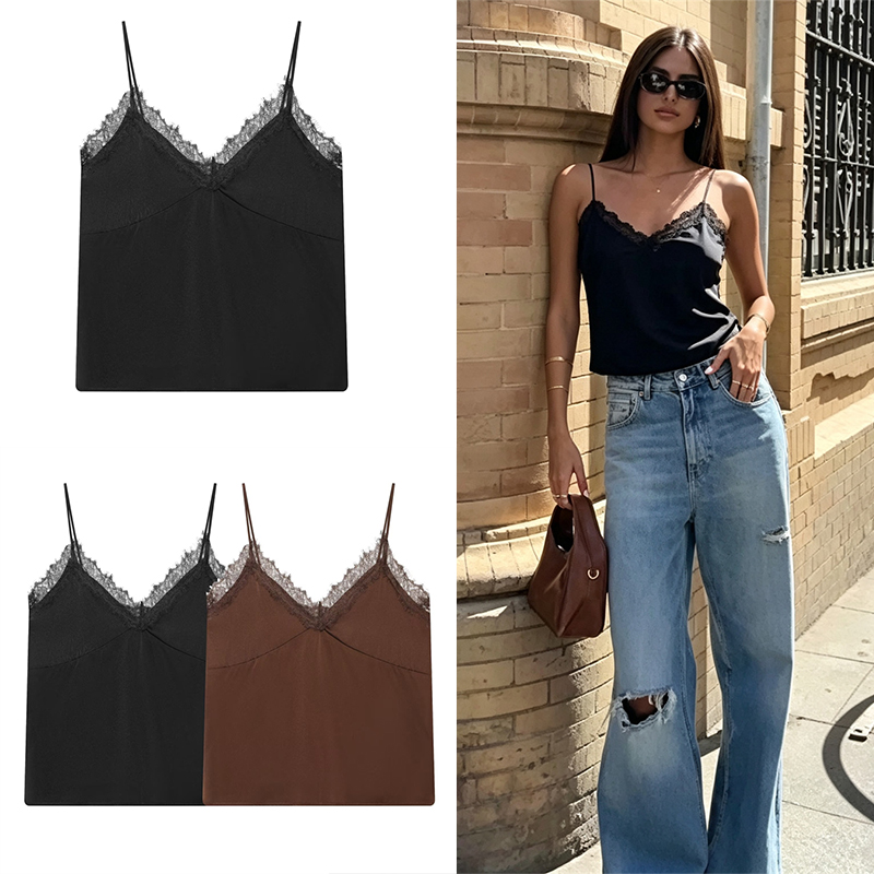 Silk Camisole Work - Guobioziy2026 Nuova Camicia da Donna in