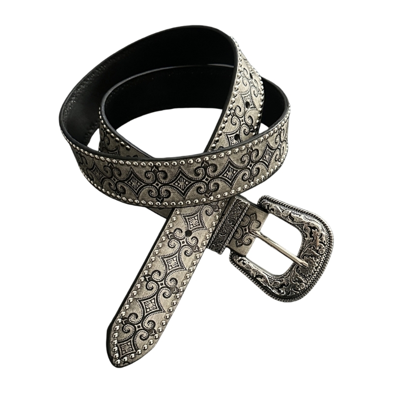 Women Formal Wear Designers - X7XB Cintura con rivetti modello western