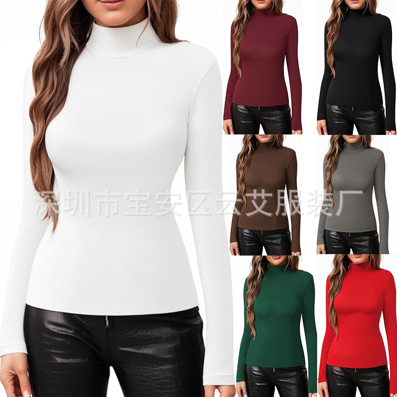 Turtleneck Bodysuit Office - Maglia a Collo Alto Aderente da