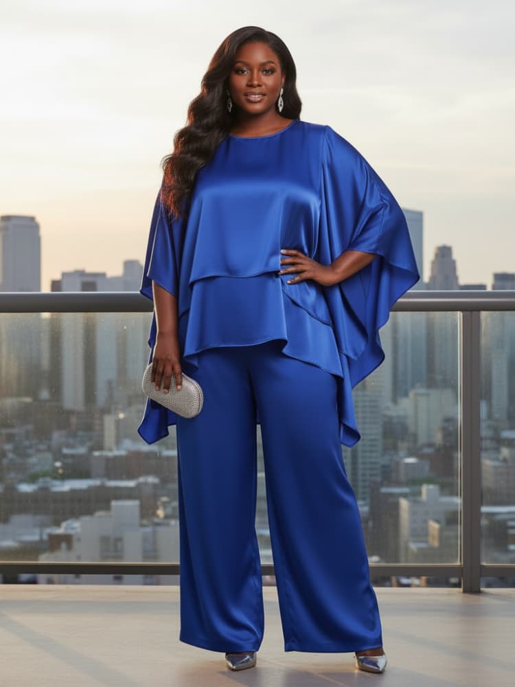 Women'S Formal Wear With Pants - Completo da donna composto da top