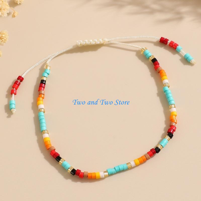 Women Formal Wear Designers - HX6F Bracciale elasticizzato con perline argilla