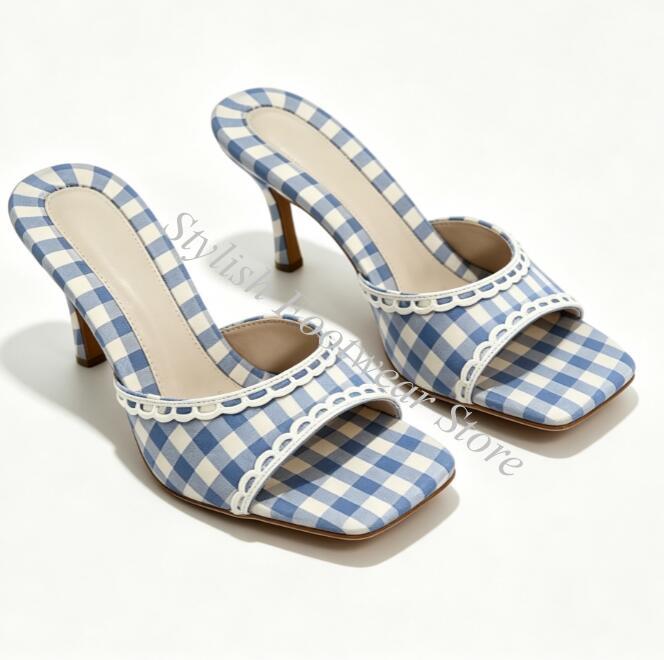 Sandali a tacco basso in tessu - Kitten Heel Women recensione e prezzo