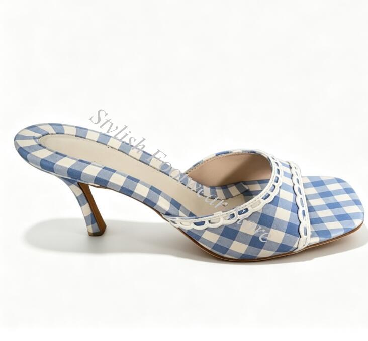 Sandali a tacco basso in tessu - Kitten Heel Women recensione e prezzo