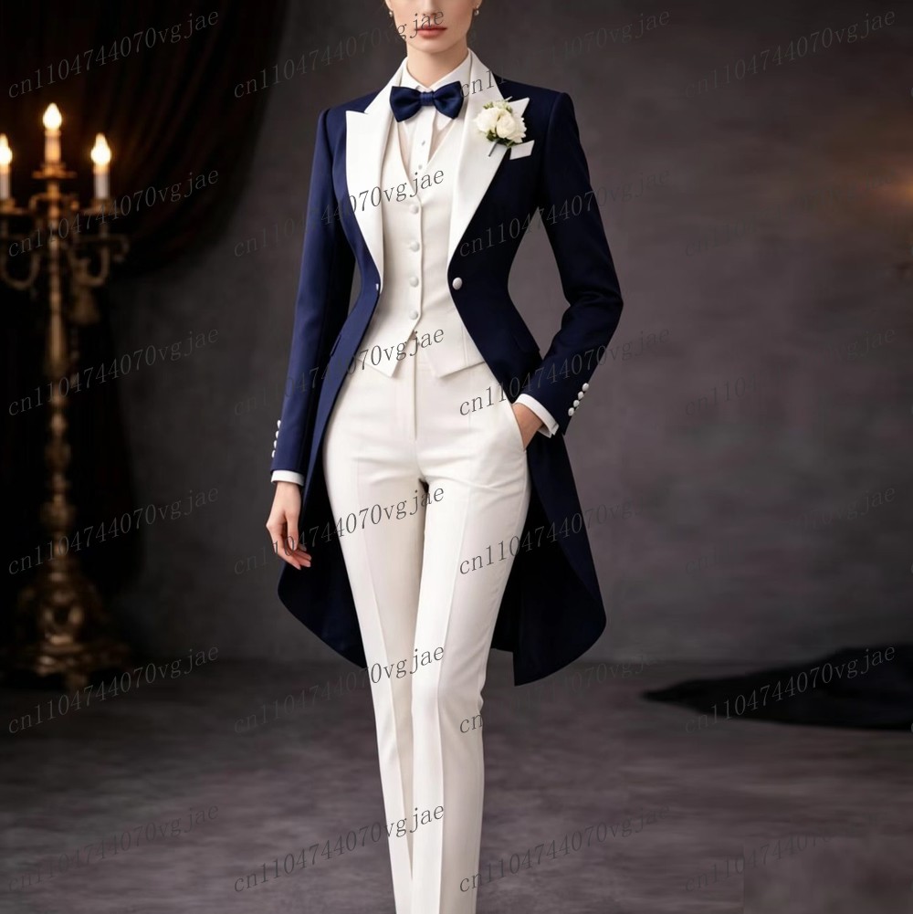 Completo da donna blu navy e b - Blazer Set Women Formal recensione e prezzo