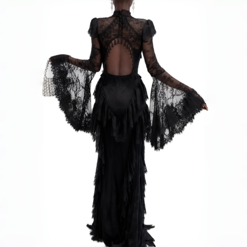 Abito da sera formale a sirena - Women'S Gothic Formal Wear recensione e prezzo