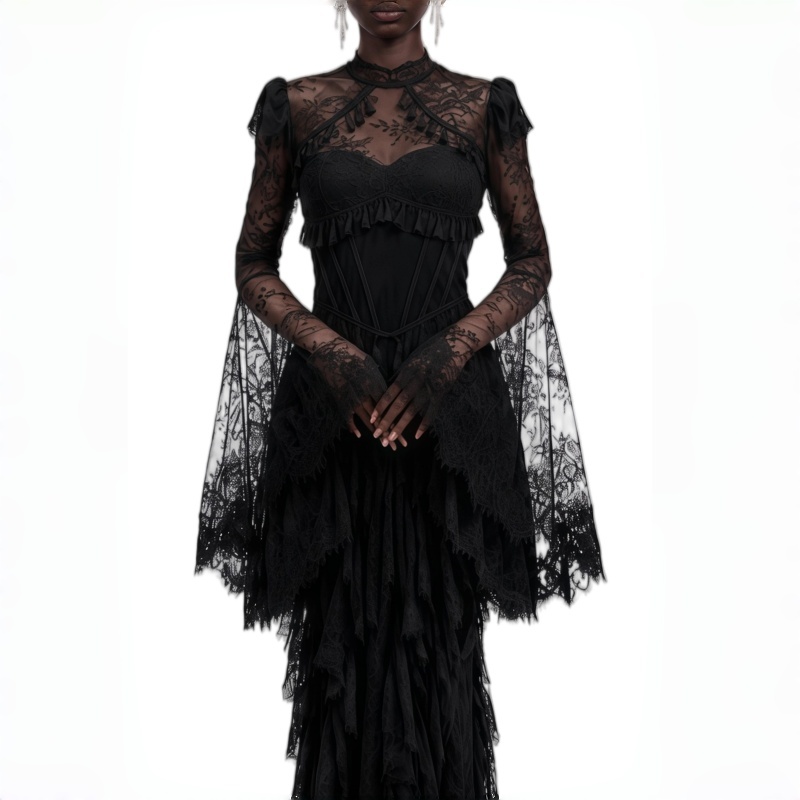 Abito da sera formale a sirena - Women'S Gothic Formal Wear recensione e prezzo