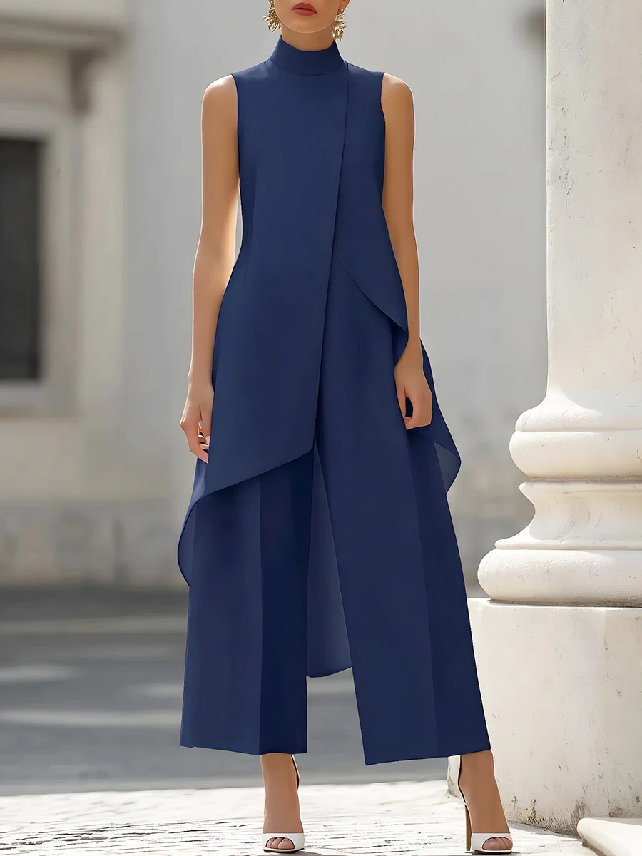 Tuta senza maniche con collo a - Women'S Formal Wear With Pants recensione e prezzo